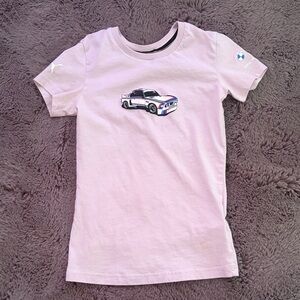 Puma BMW M Motorsport Pink Car Short Sleeve Tshirt